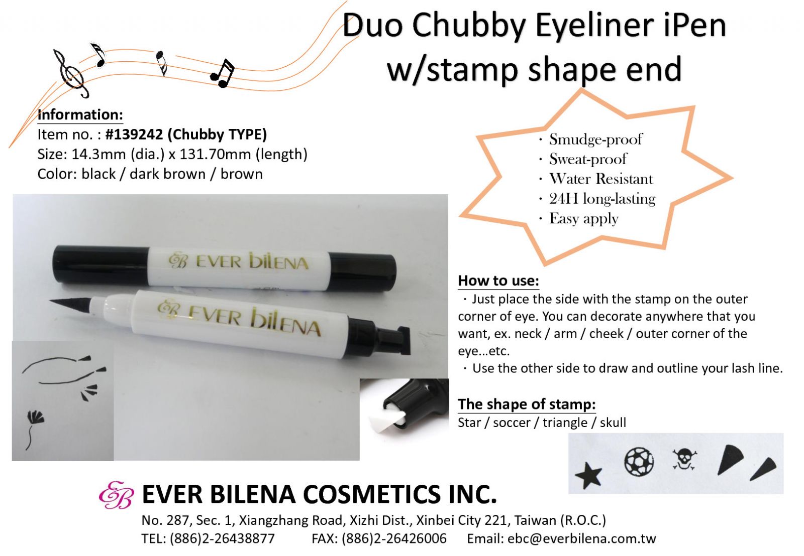 Chubby Eyeliner Ink Pen